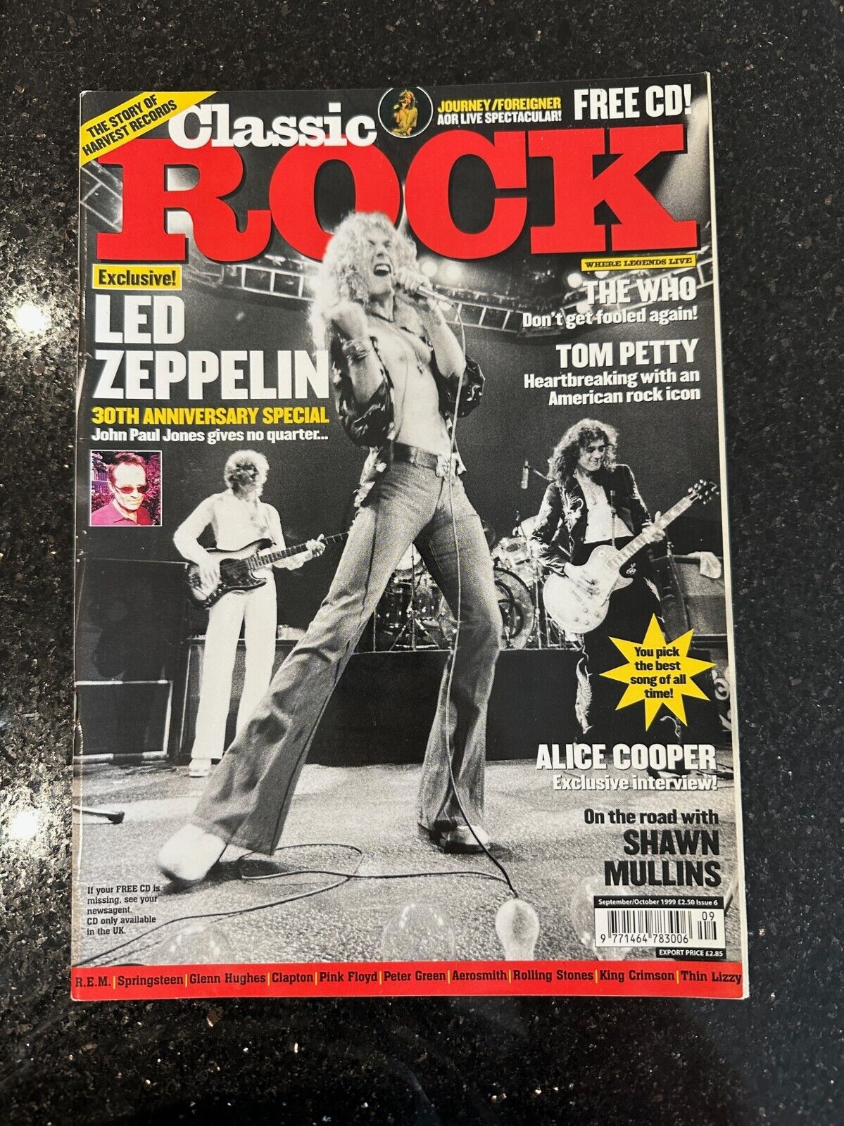 Classic Rock Magazine Issue 6 - Sep/Oct 1999 - Led Zeppelin Rare