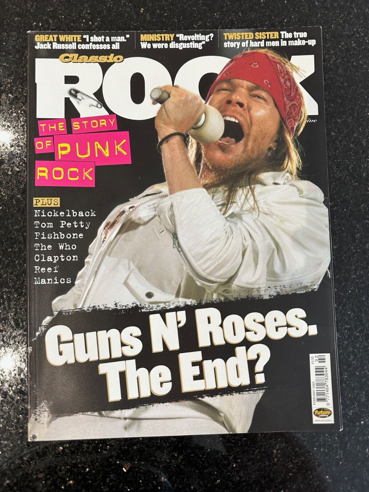 Classic Rock Magazine Issue 50 - February 2003 - GN'R Twisted Sister