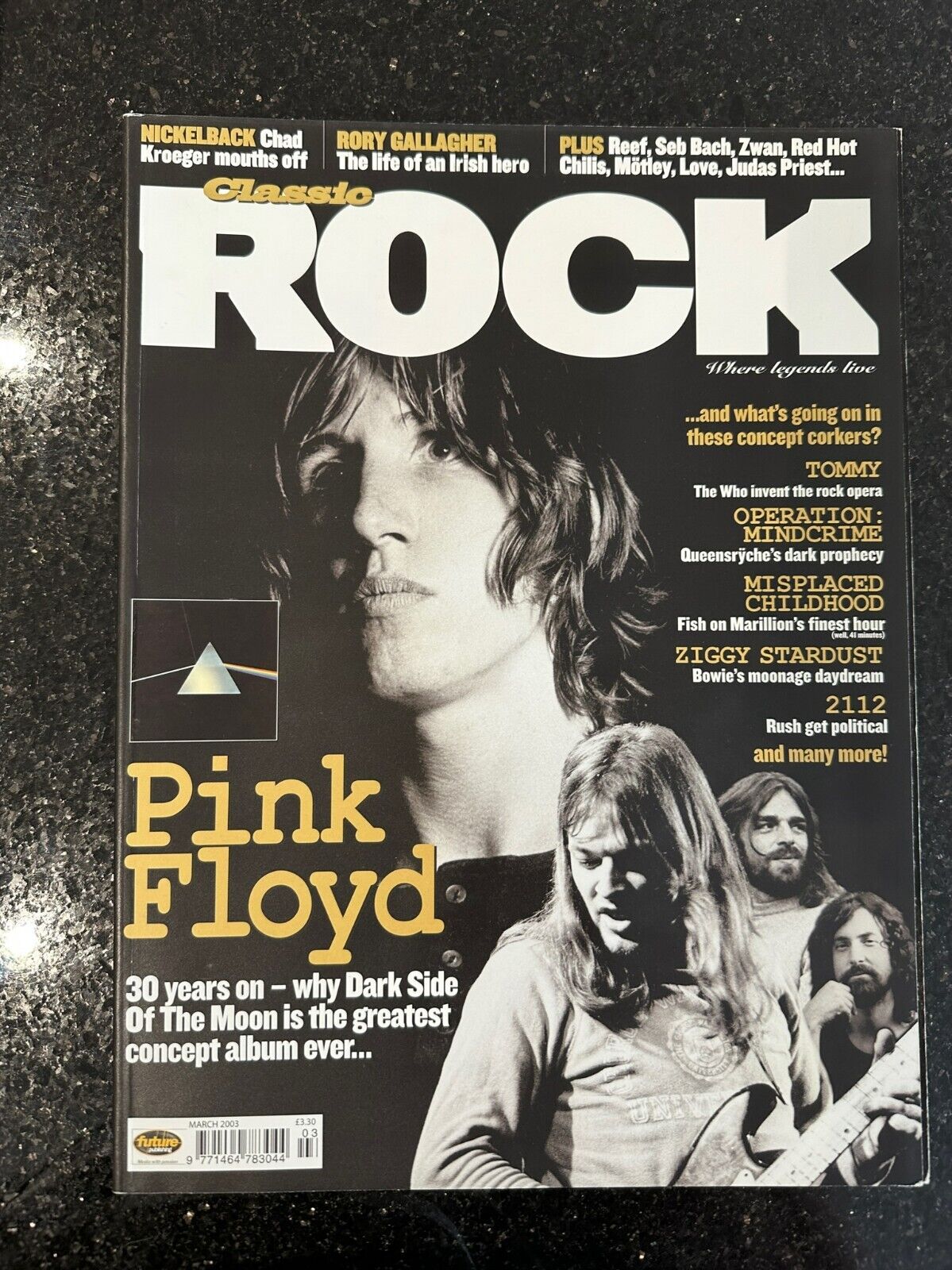 Classic Rock Magazine Issue 51 - March 2003 - Pink Floyd, The Who, Queensryche