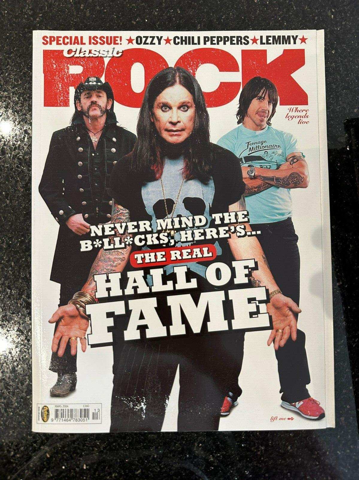Classic Rock Magazine Issue 74 - Christmas 2004 Ozzy Osbourne