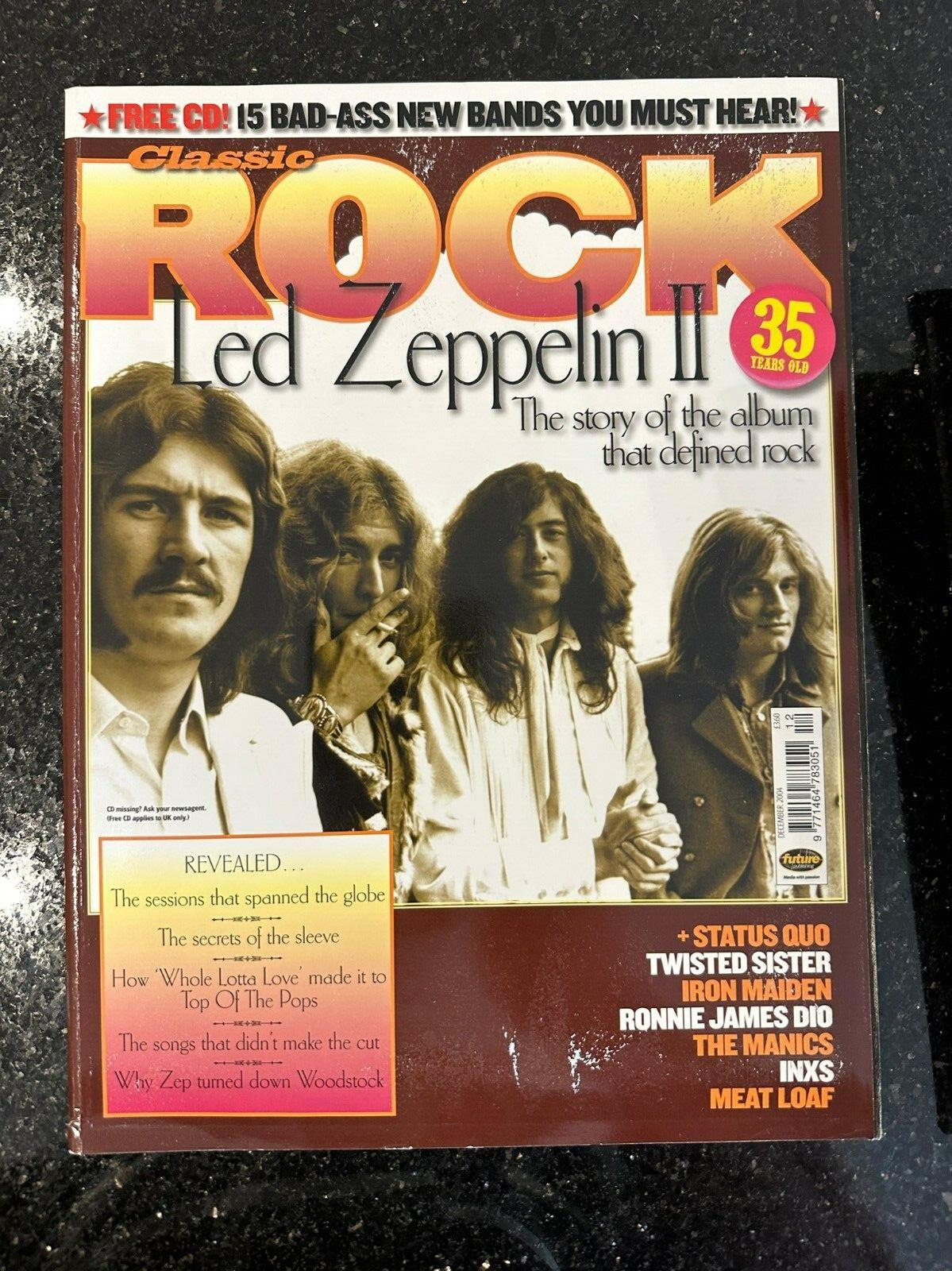 Classic Rock Magazine Issue 73 - December 2004 Led Zeppelin Dio Iron Maiden
