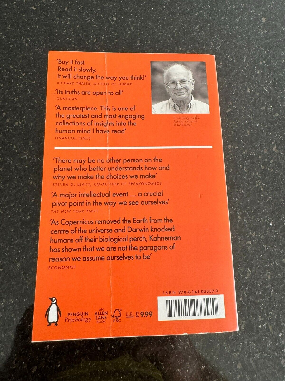 Thinking, Fast and Slow by Daniel Kahneman