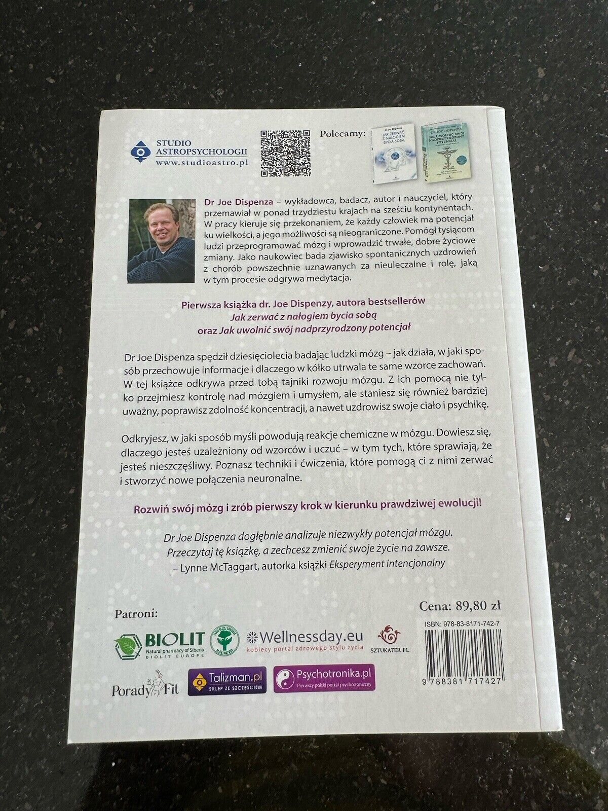 New Polish Book JAK PRZEPROGRAMOWAĆ SWÓJ MÓZG Joe Dispenza 🇬🇧 UK Postage