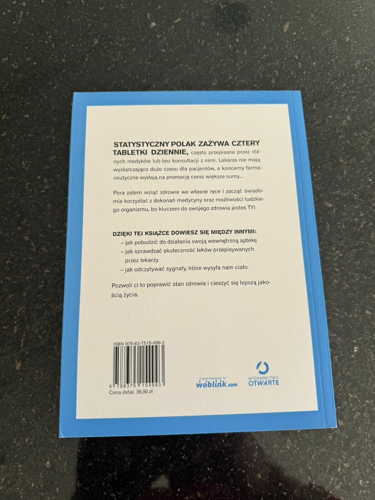 Jeremy Howick - Doktor Ty - O wewnętrznej sile organizmu Polish Book