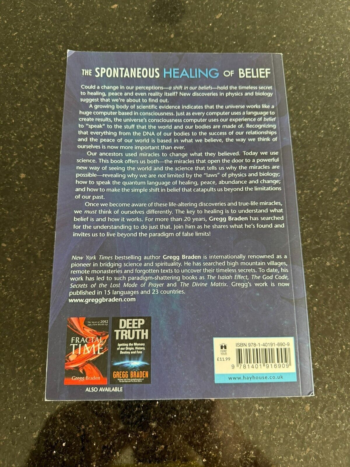 Greg Braden - The Spontaneous Healing of Belief New Book