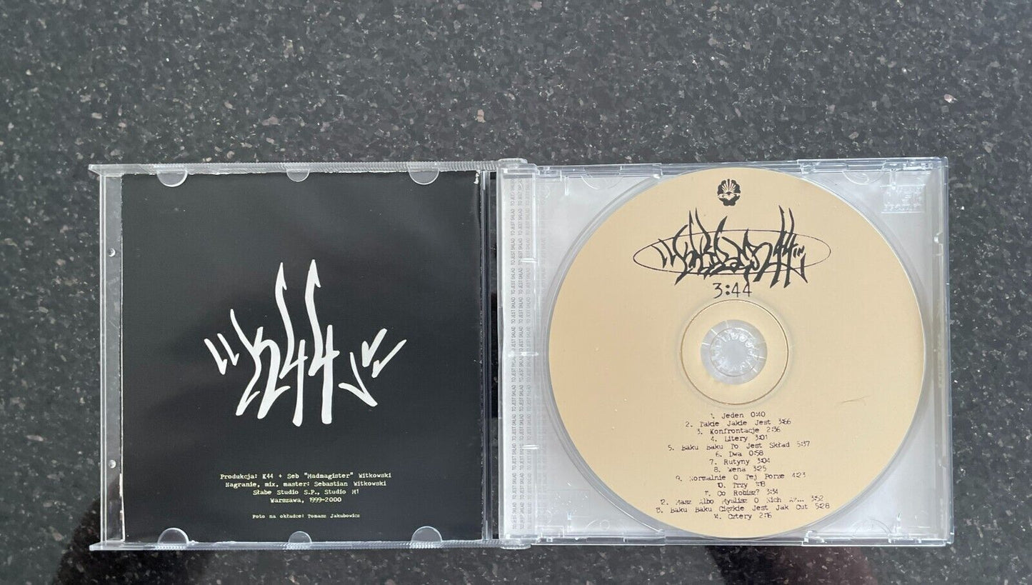Kaliber 44 - 3:44 (2000) First Release Polish Hip Hop Rap Polski Hip Hop Polish