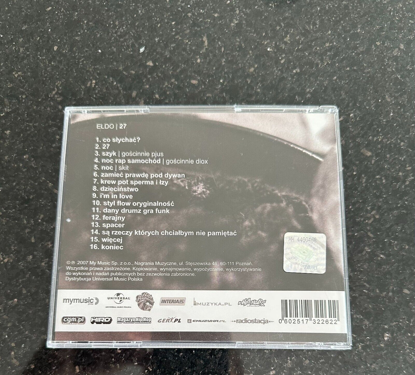 Eldo - Nie Pytaj O Nia - Eldo CD 2007 Polski Hip Hop Polish Hip Hop