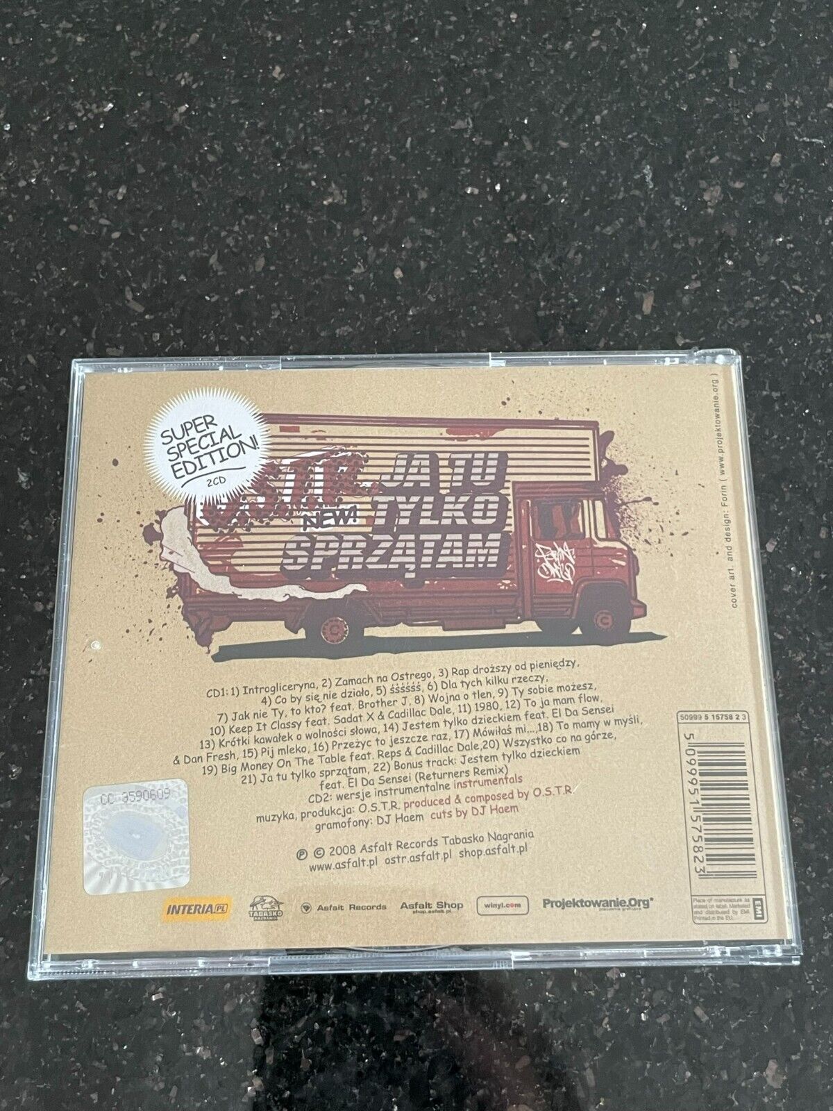 O.S.T.R. - Ja tu tylko sprzatam 2008 Spec.Edition CD POLISH HIP HOP POLSKI RAP