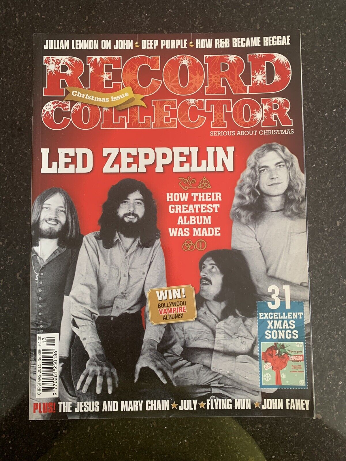 RECORD COLLECTOR MAGAZINE ~ Christmas 2011 - ISSUE: 396
