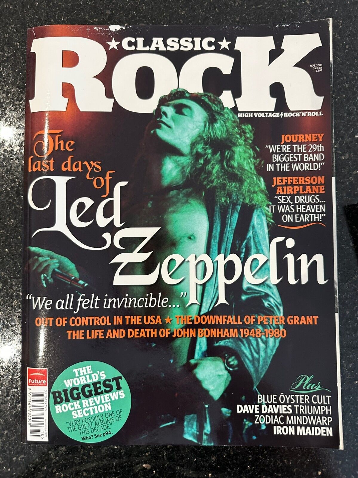 Classic Rock Magazine Issue 84 September 2005 - Led Zeppelin