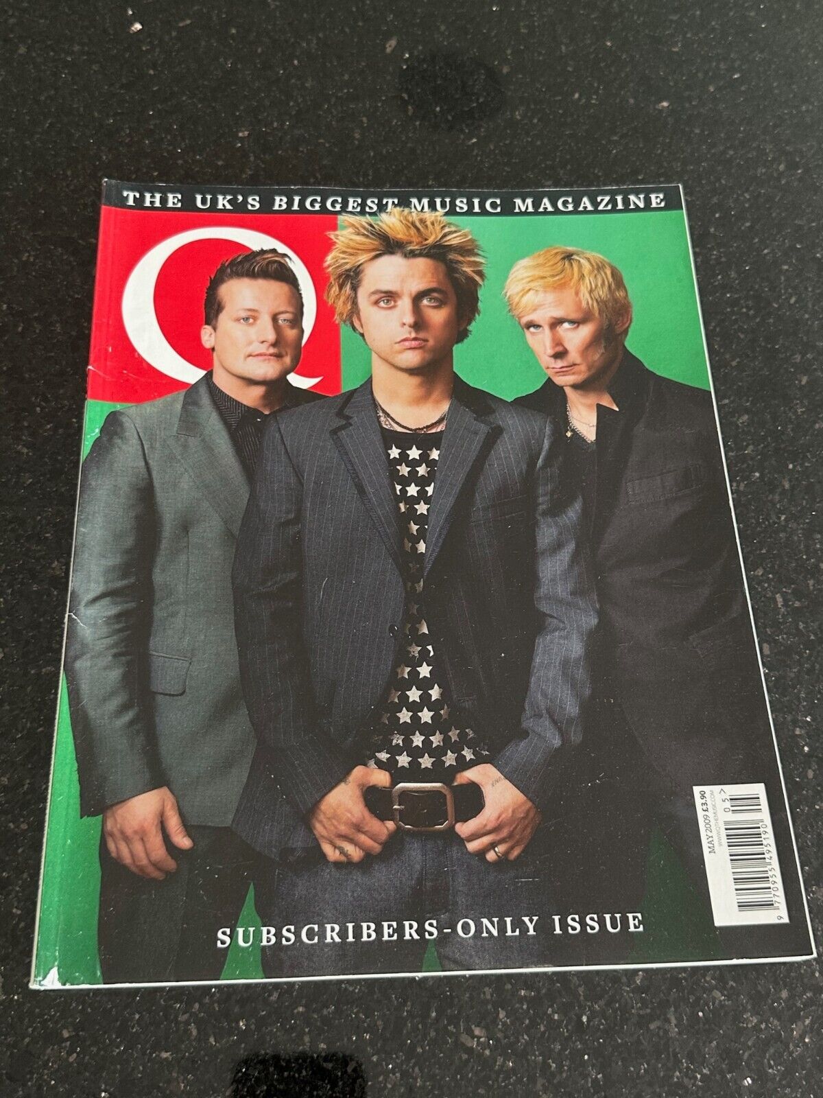 Q MAGAZINE ISSUE# 274 - APRIL 2009 GREEN DAY SUBSCRIBERS ONLY EDITION RARE