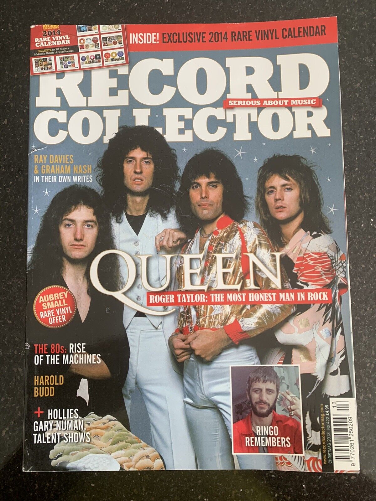 RECORD COLLECTOR MAGAZINE ~ Christmas 2013 - ISSUE: 442 - Queen