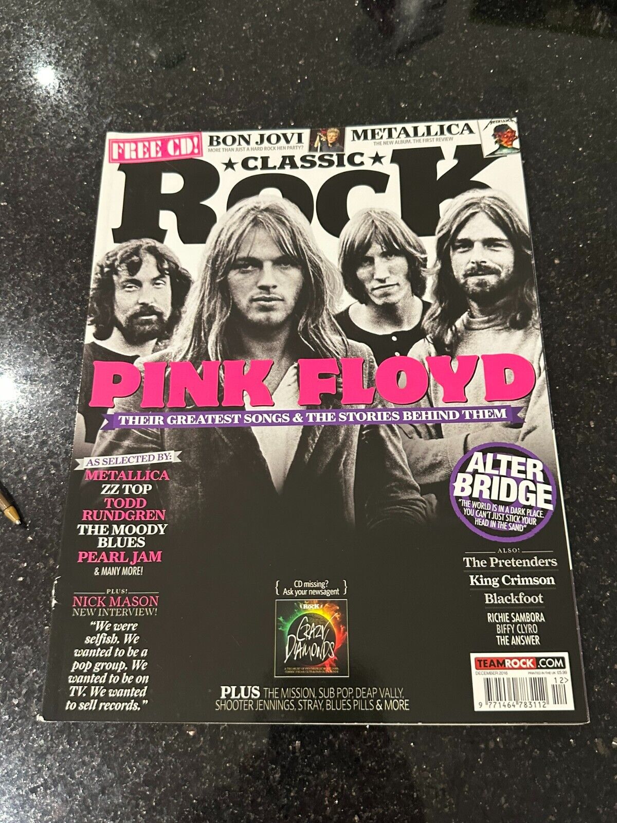 Classic Rock Magazine Issue 230 - December 2016 - Pink Floyd