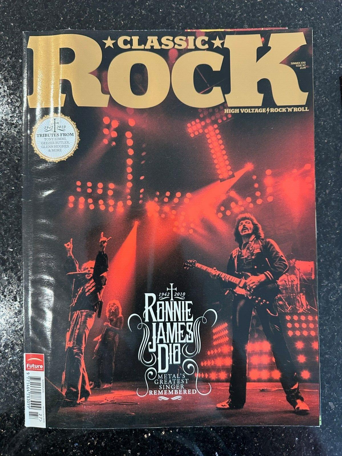 Classic Rock Magazine Issue 147 - Summer 2010 Ronnie James Dio