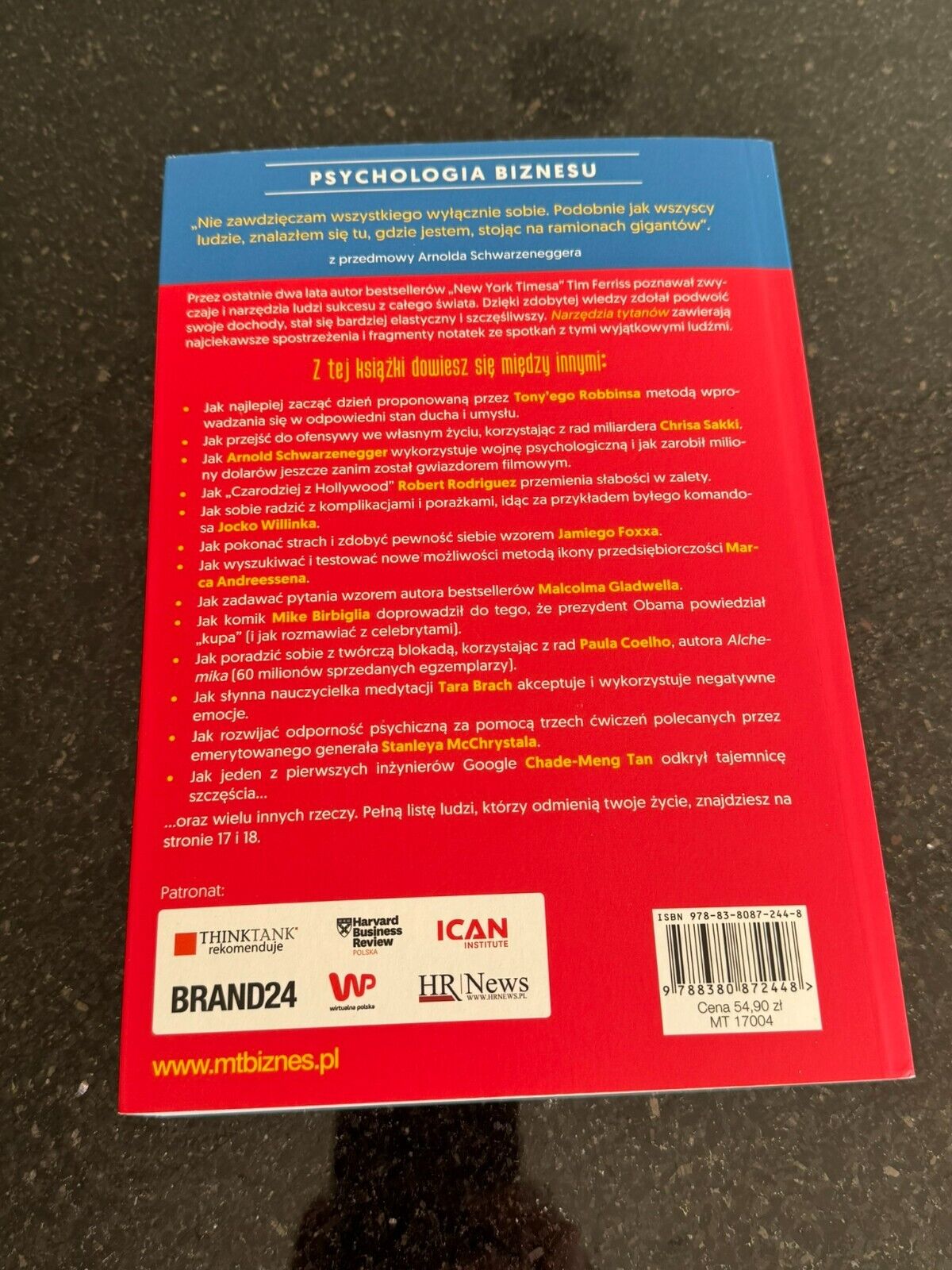Polska Książka Polish Book Narzędzia tytanów (Narzedzia Tytanow) Timothy Ferriss