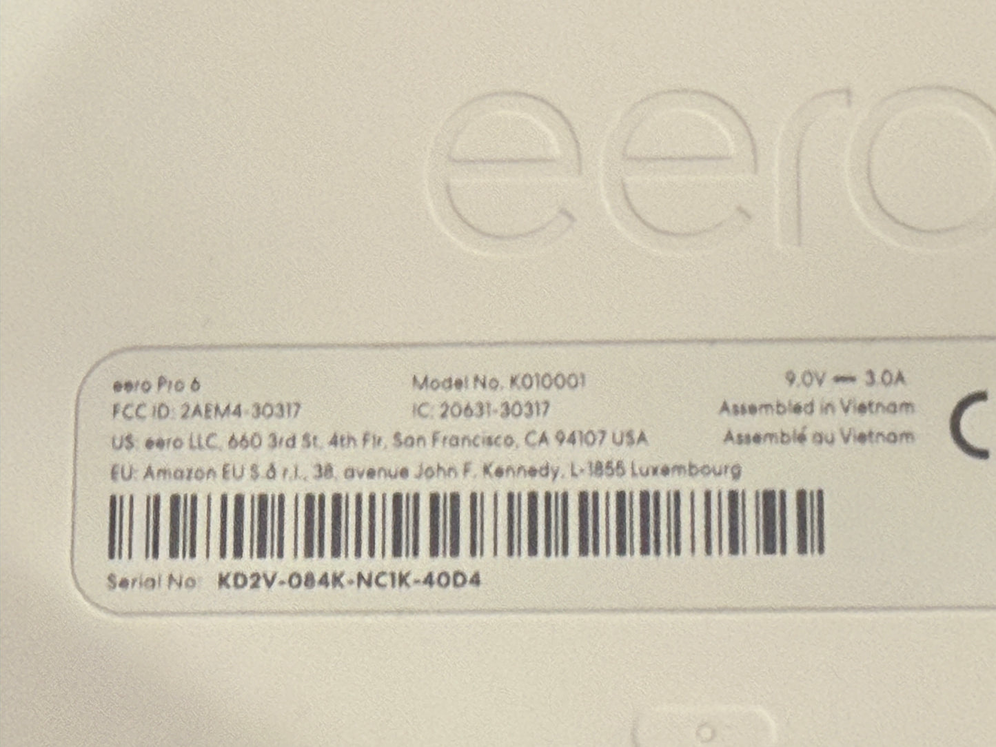 Amazon eero Pro 6E mesh Wi-Fi router | 2.5 Gbps Ethernet | Coverage up to 560 m2 | Connect 100+ devices | Ideal for streaming, working, and gaming | 3-Pack