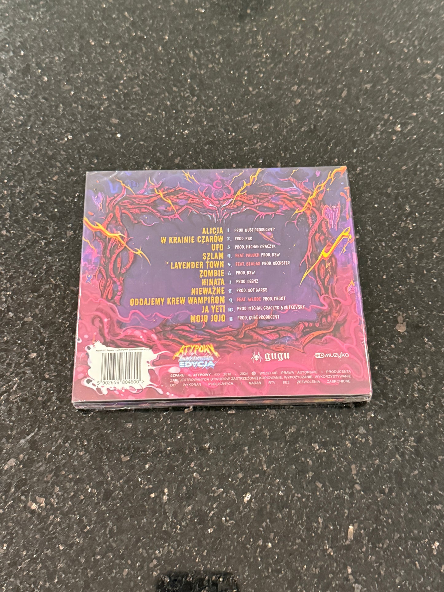 🇵🇱 Polish Hip Hop CD - Szpaku - Atypowy (Diamentowa Edycja) 🇵🇱 Polish Hip Hop Polski Hip Hop CD