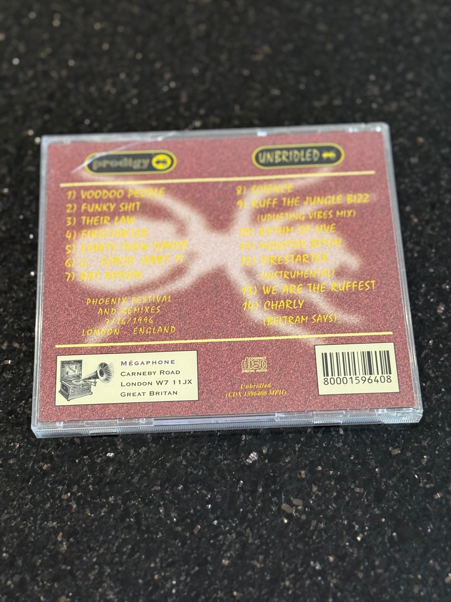 The Prodigy - Unbridled - Rare CD