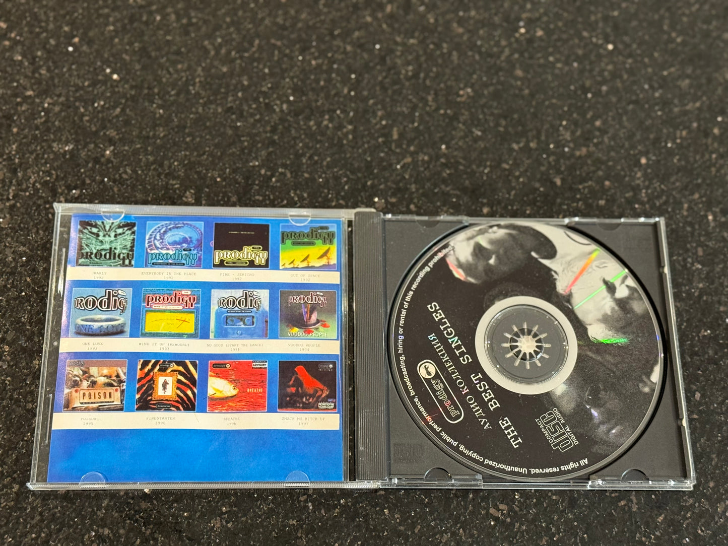 The Prodigy - The Best Singles - Rare CD