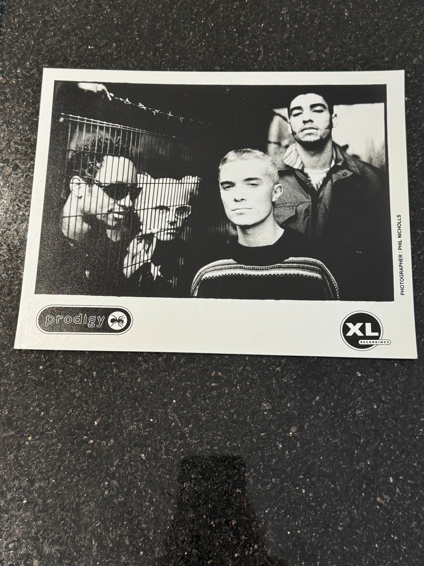 The Prodigy Old School XL Recording Photo (Rare)