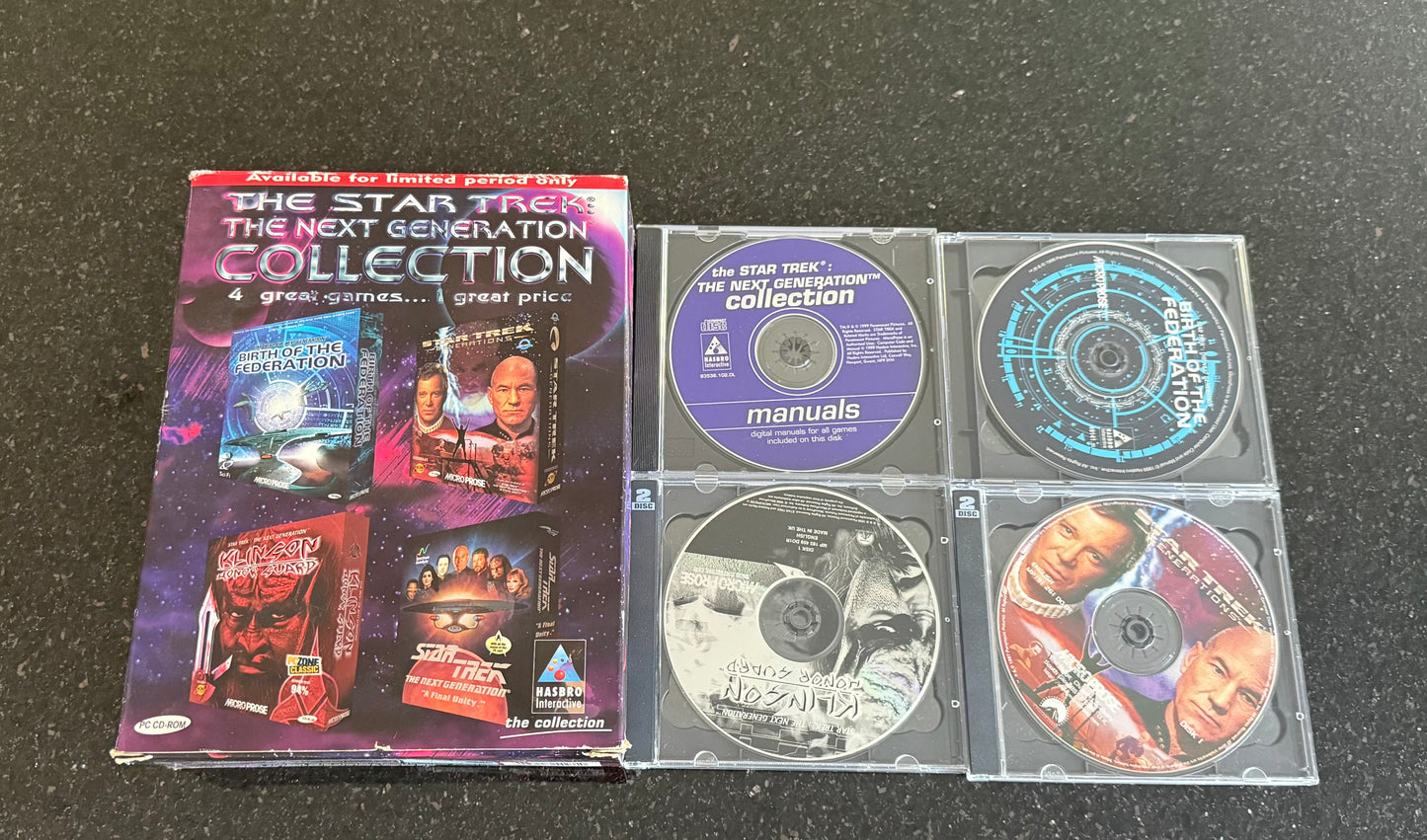 Star Trek: The Next Generation Collection for PC CD-ROM (4 Games) - Limited Edition Ultra Rare