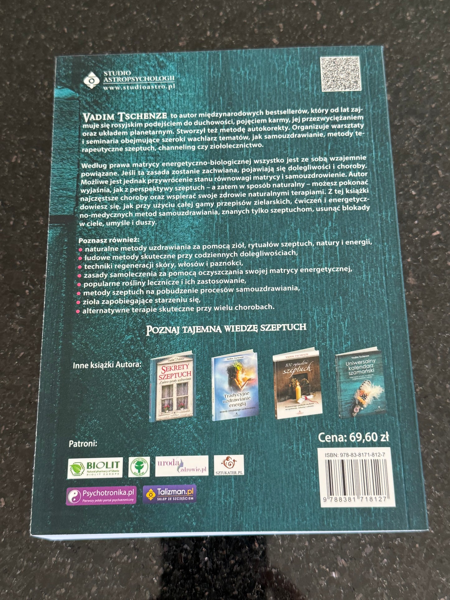 Polish 🇵🇱 Book - Vadim Tschenze - Sekrety Szeptuch w samouzdrawianiu