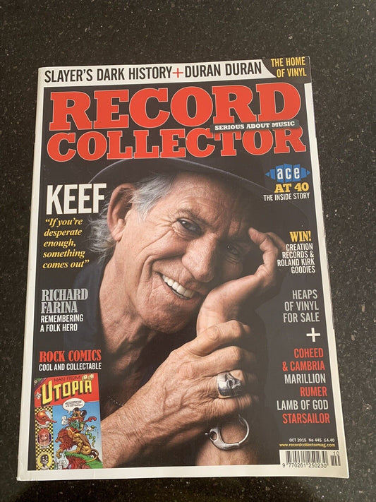 RECORD COLLECTOR MAGAZINE ~ October 2015 ISSUE: 445