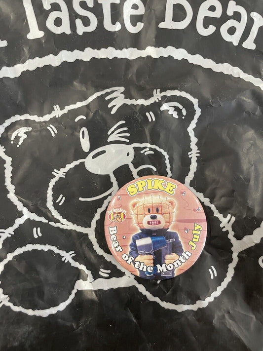 BAD TASTE BEARS PIN BADGE - Spike - Rare