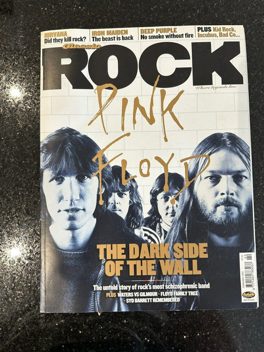 Classic Rock Magazine Issue 37 FEBRUARY 2002 - PINK FLOYD Rare