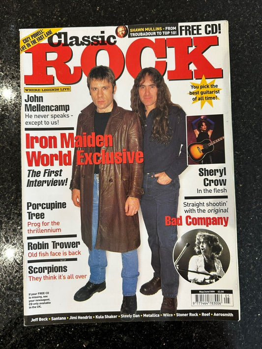 Classic Rock Magazine Issue 4 - May/June 1999 - Iron Maiden Rare