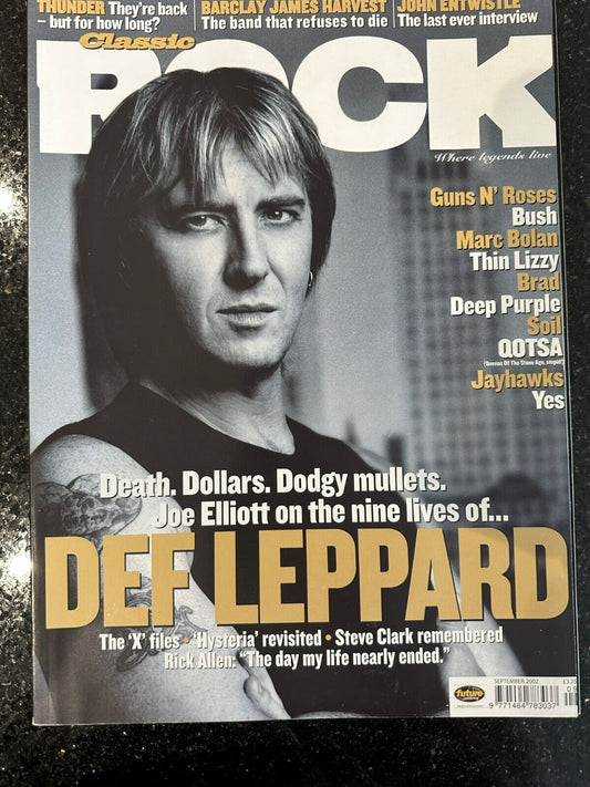 Classic Rock Magazine Issue 44 - September 2002 Def Leppard