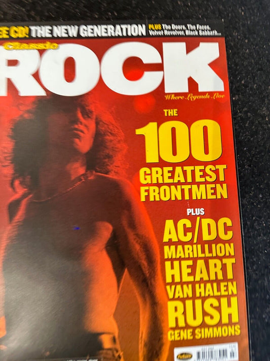 Classic Rock Magazine Issue 68 - July 2004 - THE 100 Greatest Frontmen Rare