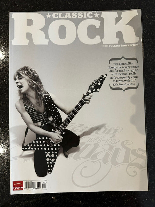 Classic Rock Magazine Issue 168 - March 2012 Randy Rhoads