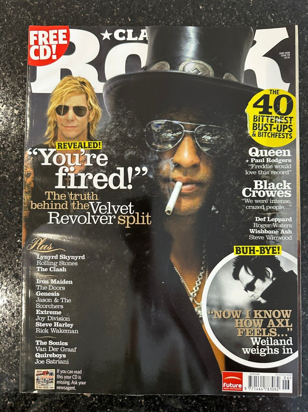 Classic Rock Magazine Issue 119 - June 2008 Velvet Revolver