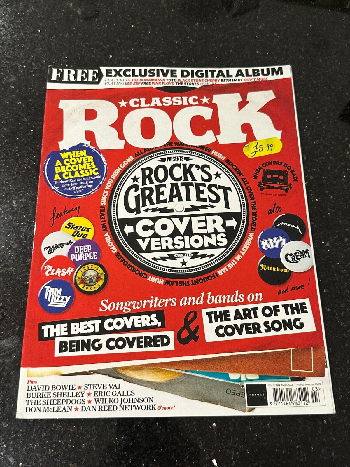 Classic Rock Magazine Issue 298 - March 2022 - Rock Greatest Cover Versions