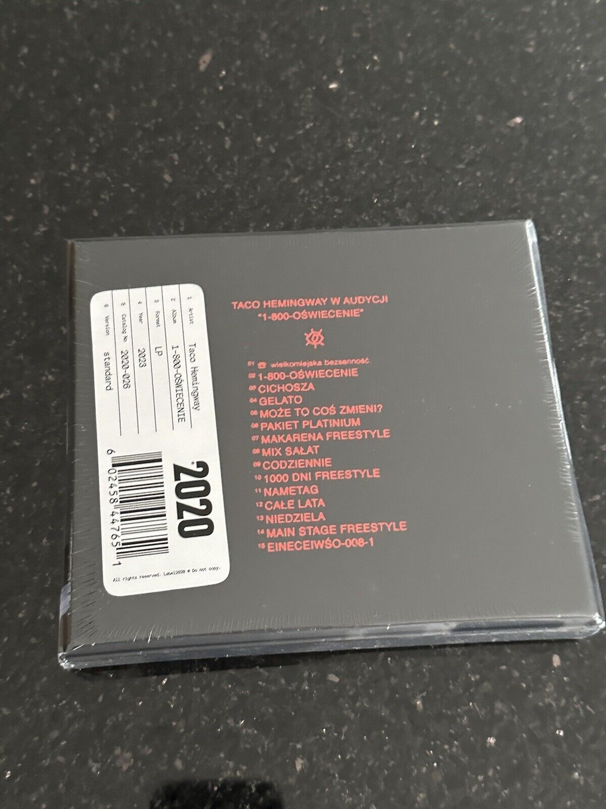 Taco Hemingway - 1-800- Oświecenie - Wysyłka z UK 🇬🇧 Polski Hip Hop Polish Hip