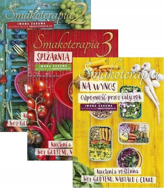 Iwona Zasuwa - Smakoterapia 1, 2 & 3 / Spizarnia / Na wynos  | Polish book