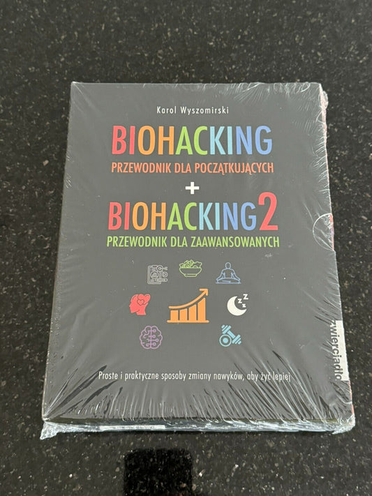 Pakiet Biohacking 1 & 2 KAROL WYSZOMIRSKI Polish Book