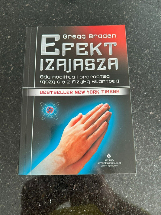 GREGG BRADEN - Efekt Izajasza Polish Book UK Postage