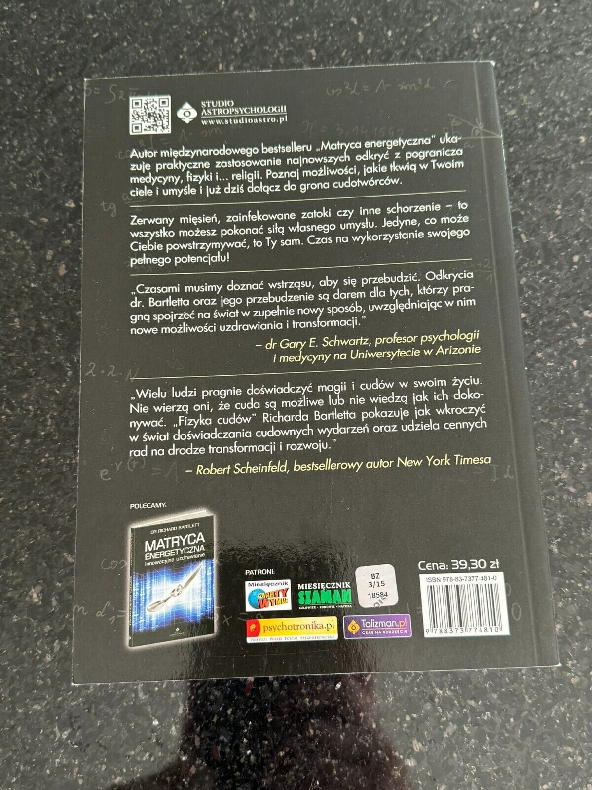 Fizyka cudow, Bartlett, Richard, Used; Good Book