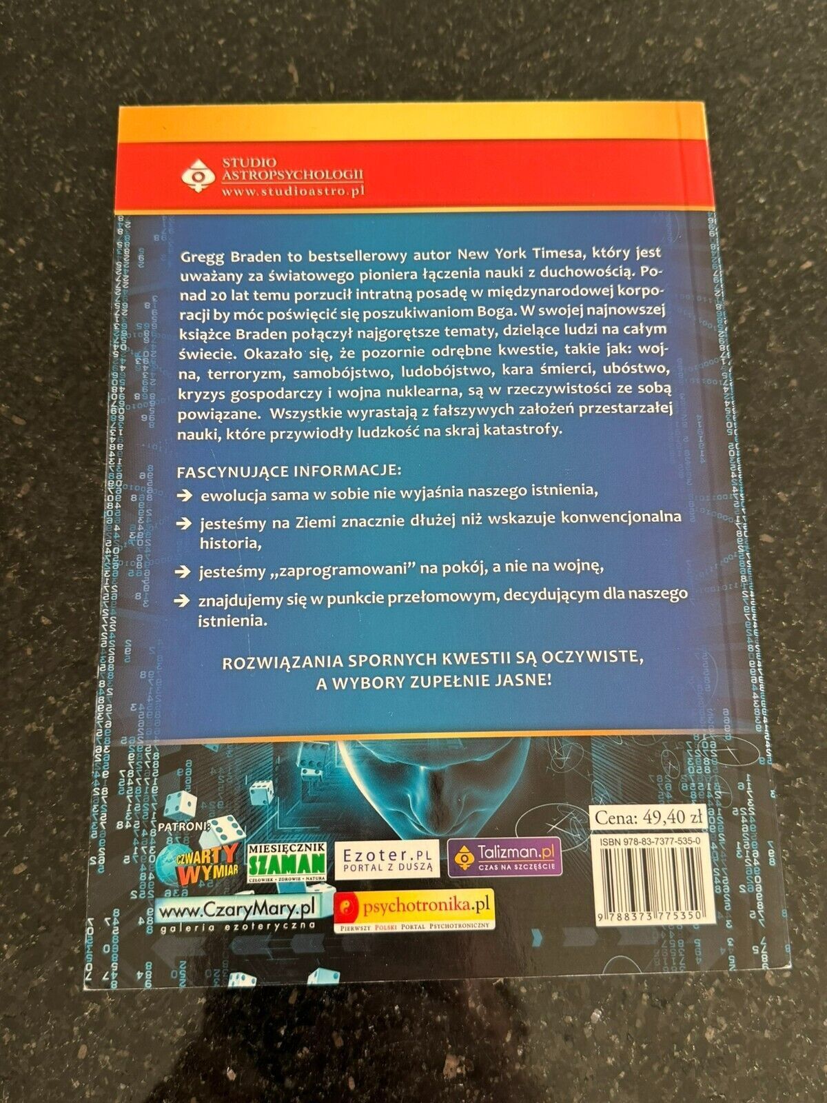 Gregg Braden - Gleboka prawda Polish Book UK Postage