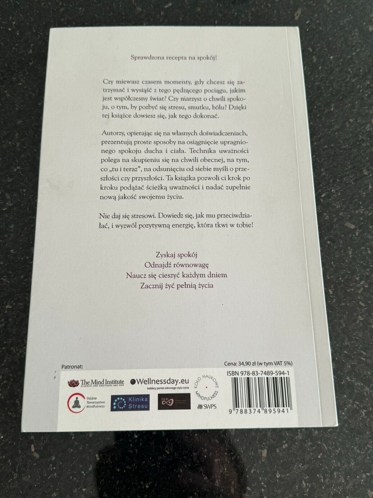 Bob Stahl Elisha Goldstein - Uważność Trening redukcji stresu Mindfulness
