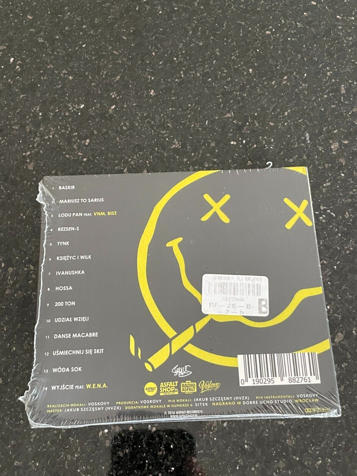 Sarius - I zyli krotko i szczesliwe |CD Polish Hip Hop Polski Hip Hop Wysyłka UK