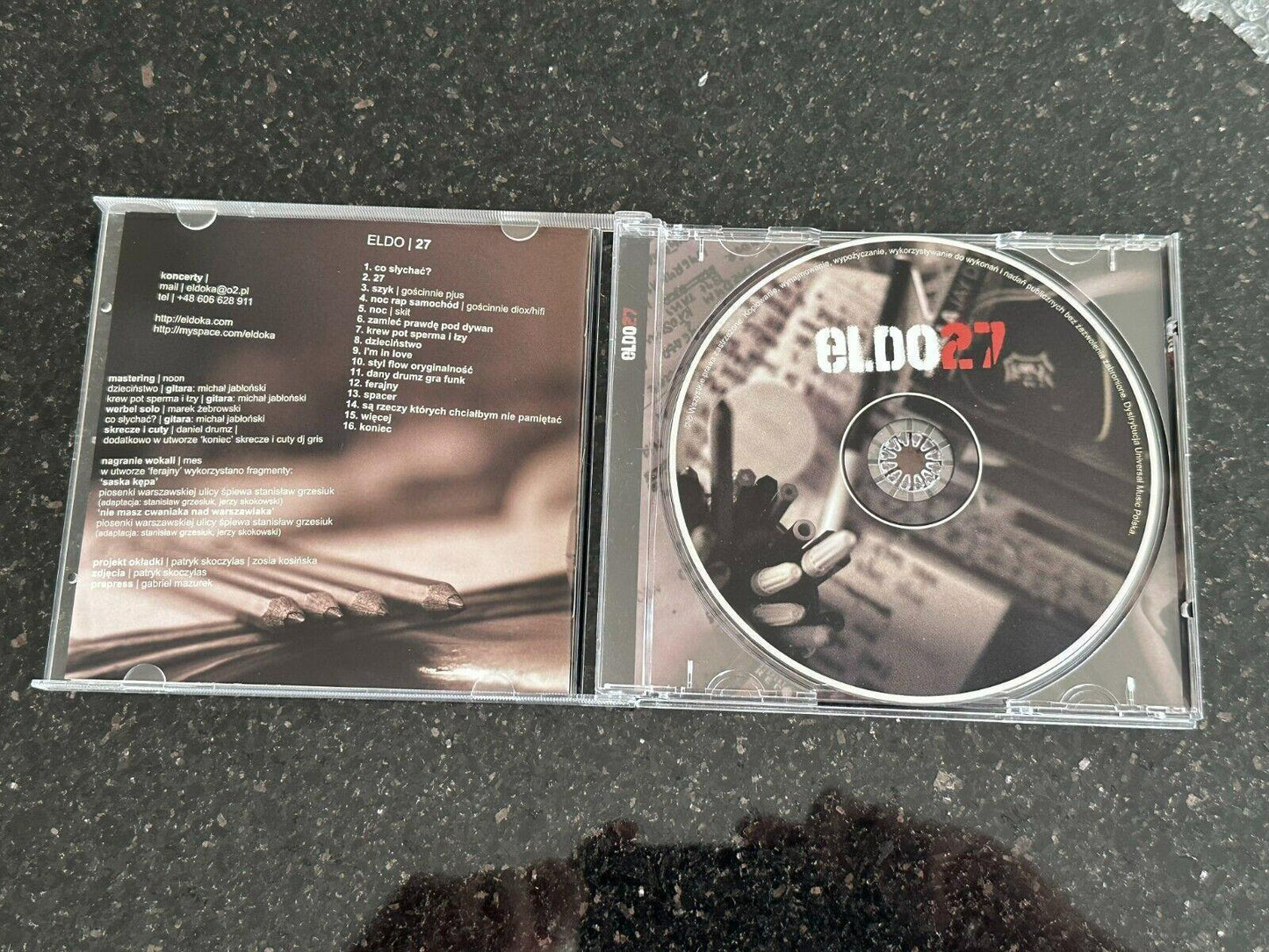 Eldo - Nie Pytaj O Nia - Eldo CD 2007 Polski Hip Hop Polish Hip Hop