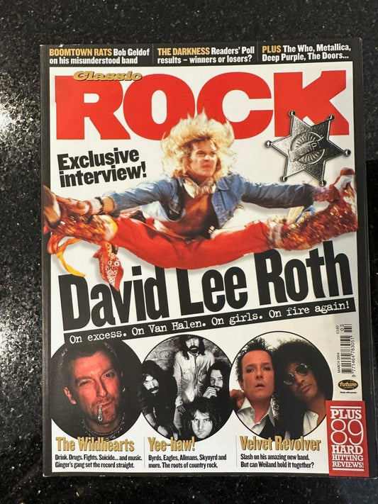 Classic Rock Magazine Issue 64 - March 2004 - DAVID LE ROTH