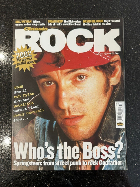 Classic Rock Magazine Issue 48 - CHRISTMAS 2002 - BRUCE SPRINGSTEEN