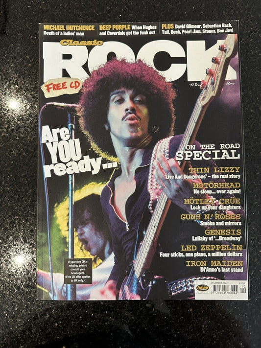 Classic Rock Magazine Issue 47 - December 2002 Thin Lizzy,Motorhead, Motley Crue