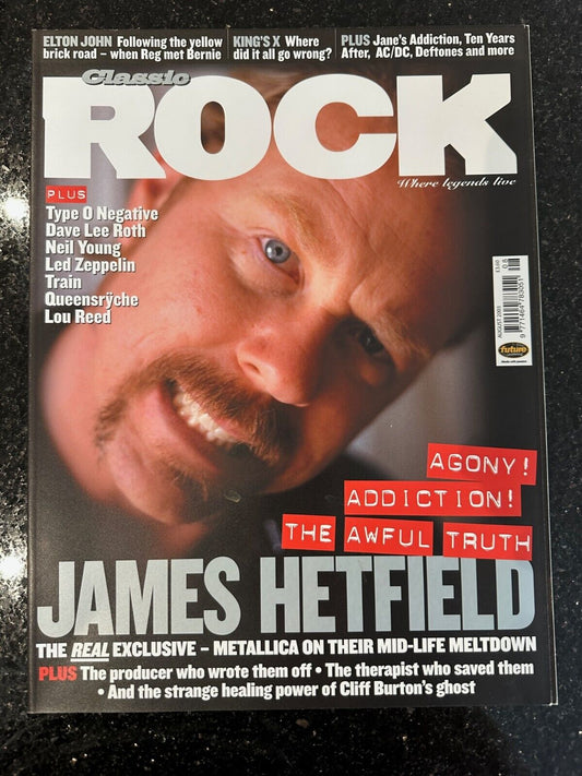 Classic Rock Magazine Issue 56 - August 2003 Metallica AC/DC Train