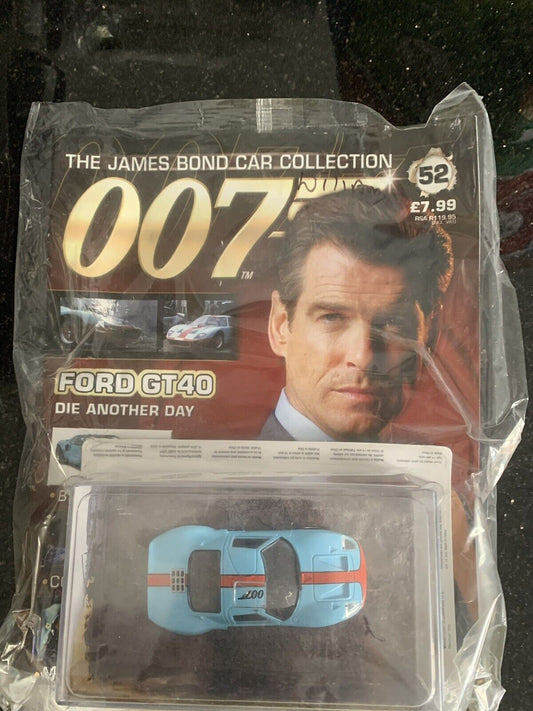 James Bond Car Collection 007 - Ford GT40 #52 Rare New