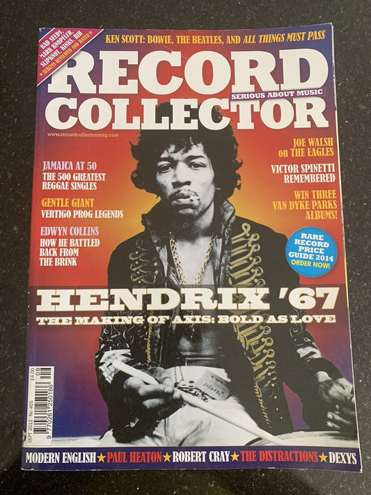 RECORD COLLECTOR MAGAZINE ~ September 2012 ISSUE: 405 - Hendrix